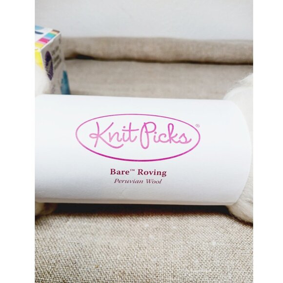 Knit Picks Bare Wool Roving & Wilton Icing colors (New) Set - Picture 4 of 6